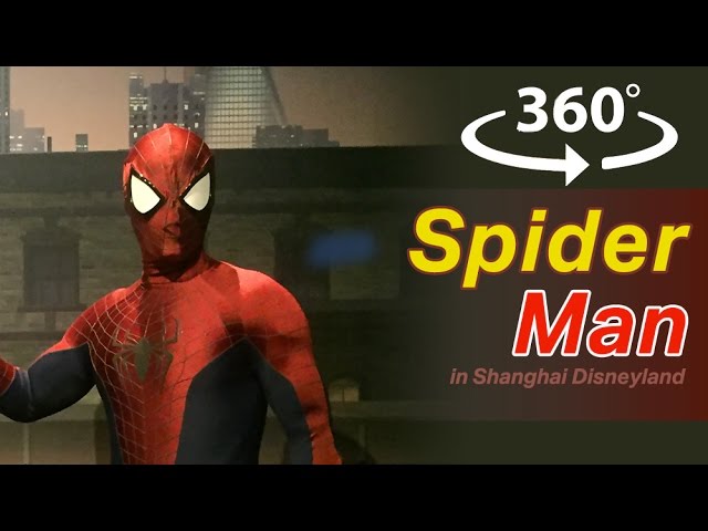 Spider Man in Marvel Universe in Shanghai Disneyland VR | 360 Video