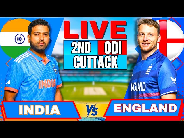 🇮🇳 IND vs ENG 2nd ODI Live Cricket Score | India vs England Live Updates | Cuttack ODI 2024