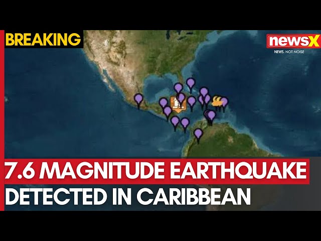 7.6-Magnitude Earthquake Hits Caribbean | Shocking Visuals Show People Panicking | NewsX