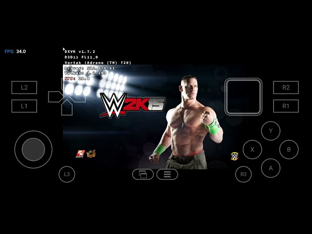 Finally WWE 2K15 playable on snapdragon 7 gen 3 on winlator high graphics gameplay