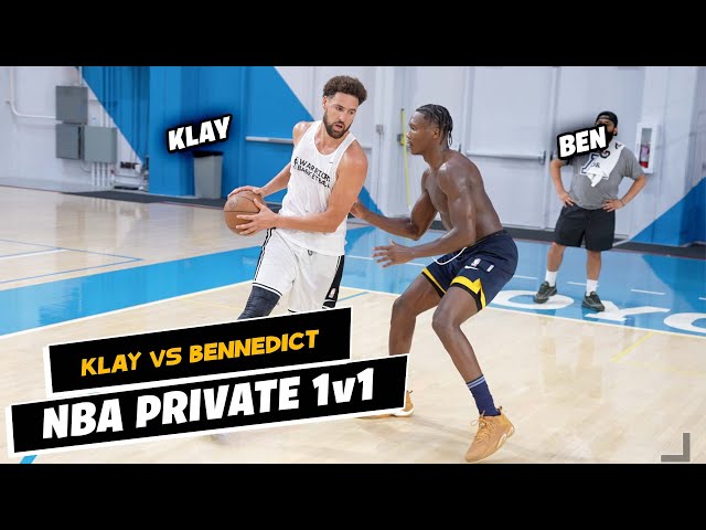 Klay Thompson vs Bennedict Mathurin NBA 1v1 🔥