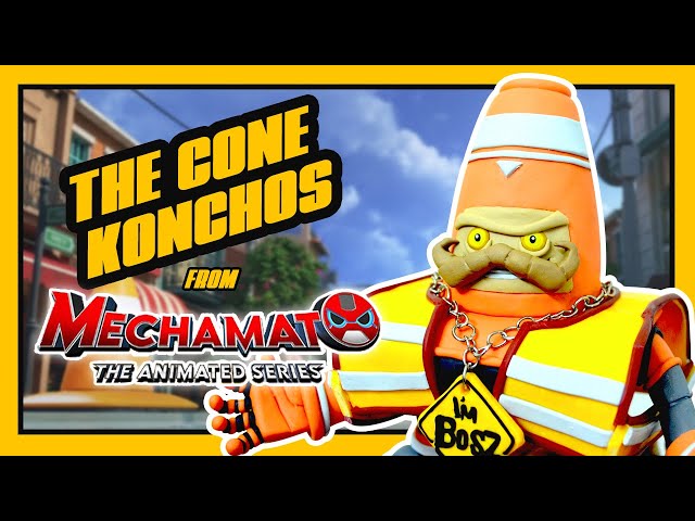 The Cone Konchos | Mechamato The Animated Series | Cartoon Network | Seni Tanah Liat / Polymer Clay