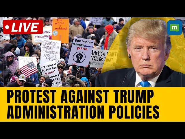 Live: Protests in cities across US against Trump’s policies and Elon Musk | N18G