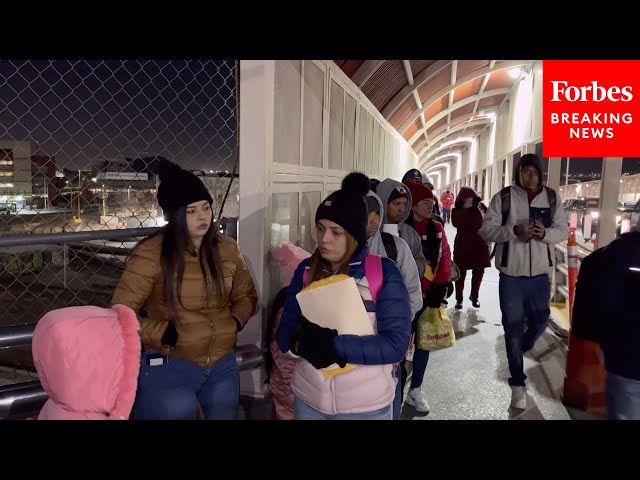 WATCH: Migrants At US-Mexico Border Have Their Asylum Appointments Canceled When Trump Takes Office