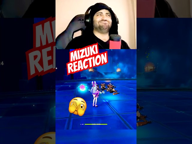 REACTING TO #mizuki #genshinimpact #shorts