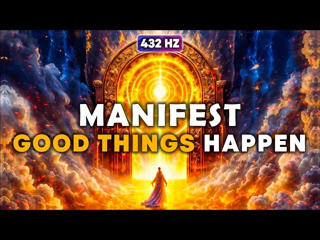 432 Hz Make Every GOOD THINGS HAPPEN ! GOODLUCK + MIRACLE All Around ! Manifestation LOA Meditation