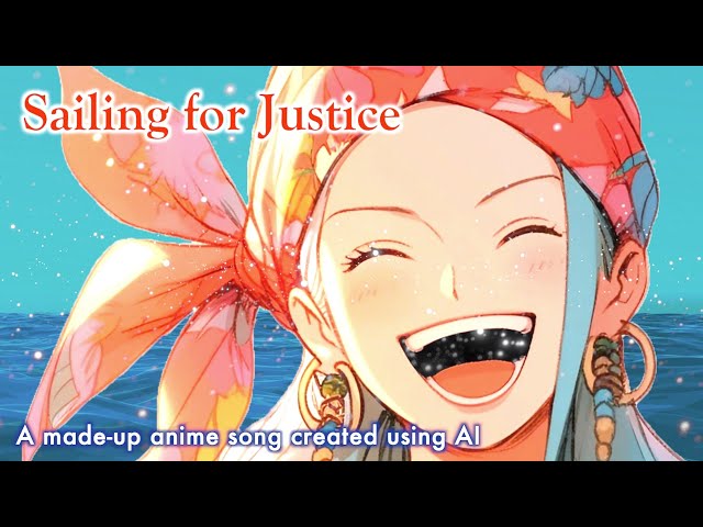 Sailing for Justice / A made-up anime song created using AI