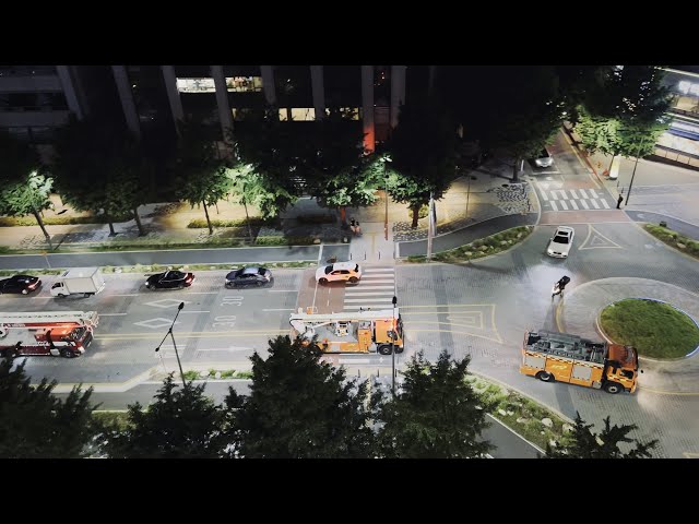 119 총출동 Fire Trucks Responding