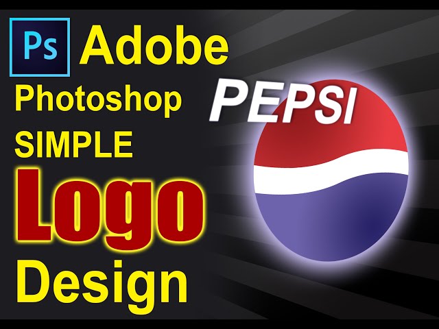 Adobe Photoshop 3rd Simple Pepsi Logo Design