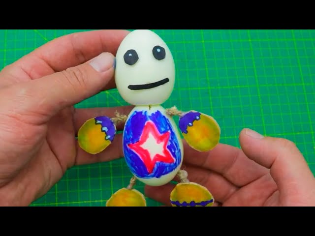 DIY Buddy made of eggs in real life | Kick The Buddy