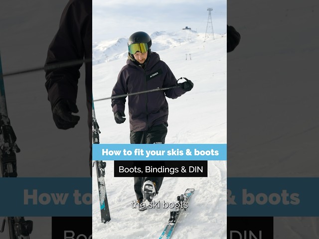 How to Fit Your Skis and Boots? 👢 ⛷️#shorts #skiing