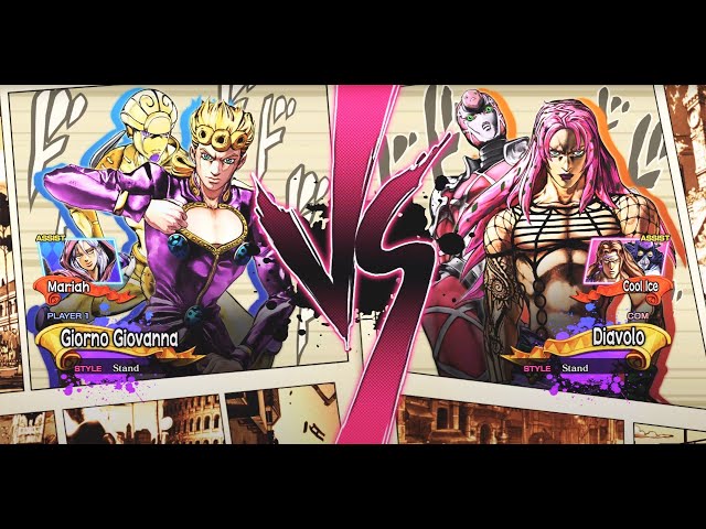 "Giorno vs. Diavolo: Fate Decided in JoJo’s Bizarre Adventure All-Star Battle R"