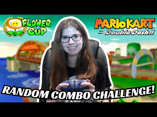 50cc Flower Cup -- RANDOM COMBO CHALLENGE! |Mario Kart Double Dash!!|