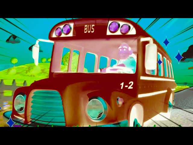 Wheels On The Bus Song | @jircreation | Nursery Rhymes & Kids Song