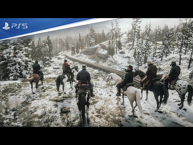 O ROUBO AO TREM #02 | RED DEAD REDEMPTION 2 - GAMEPLAY NO PS5 EM 4K