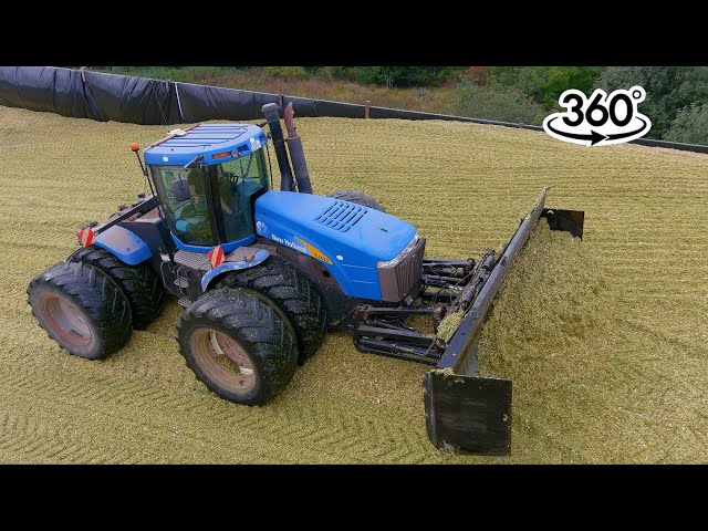 Mais 2023 : Insta 360 footage on a New Holland TJ430  | BEST Sounding New Holland | Gut Hohen Luckow