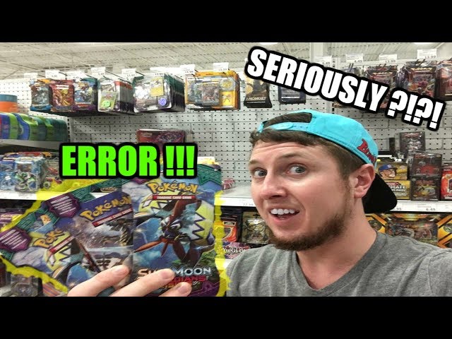 POKEMON ERROR PACKS! Opening Pokemon Guardians Rising Booster Packs