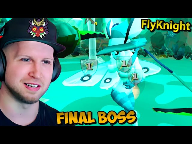 Scyushi Beats FlyKnight | FINAL BOSS FIGHT & DUNGEON - Cute Indie Dark Souls Finale (Part 3)