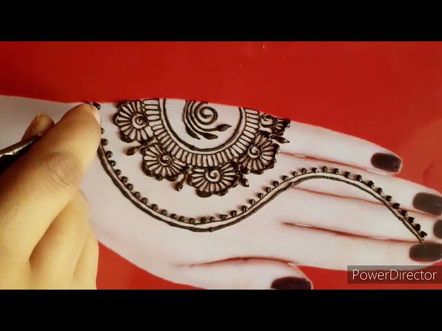 New Stylish Mehendi Design For Beginner|| Mehendi Design Back Hand Simple & Easy Henna Design ||