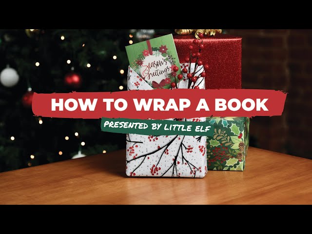 How to Wrap a Book | Presented by Little ELF