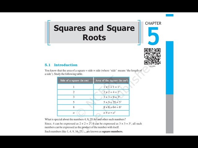 Pythagorean Triplets - Class 8 Squares and Square Roots Chapter 5 CBSE NCERT