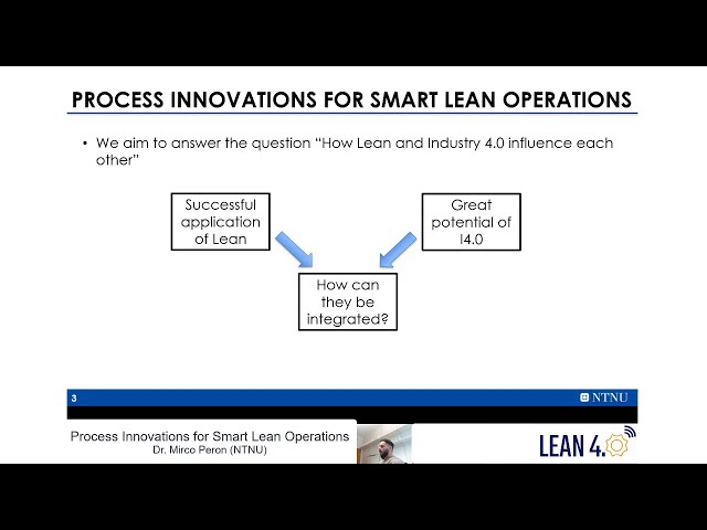 Process technologies for Smart Lean Operations