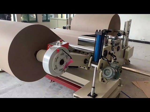 JUMBO PAPER ROLL SLITTING REWINDING MACHINE SLITTER REWINDER