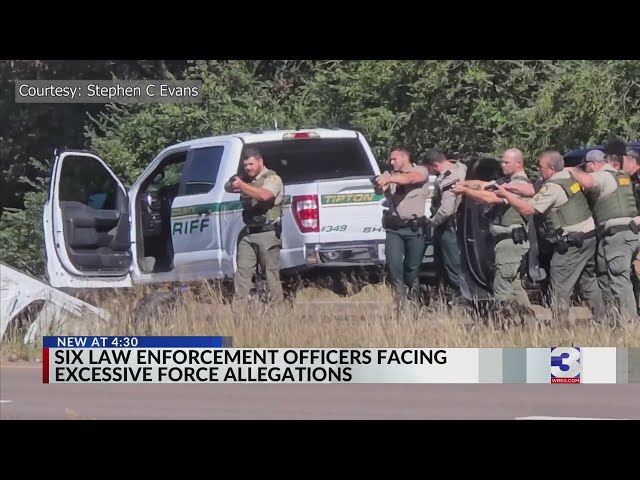 6 Law enforcement officers facing charges after excessive force allegations