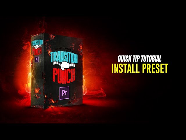 How to Install Transitions in Premiere - TRANSITIONPUNCH