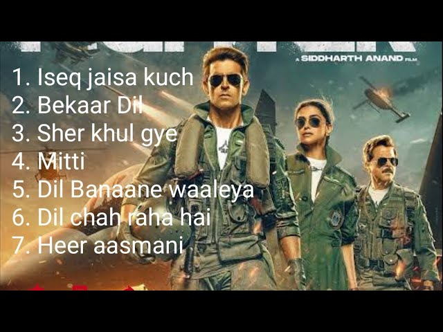 Hindi Bollywood song..🎶 2024 || Fighter Movie Song || Iseq jaisa kuch song..🎶