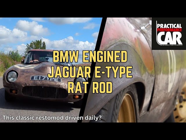 BMW engined rat rod style Jaguar E-Type is the ideal daily driver - especially during winter..?