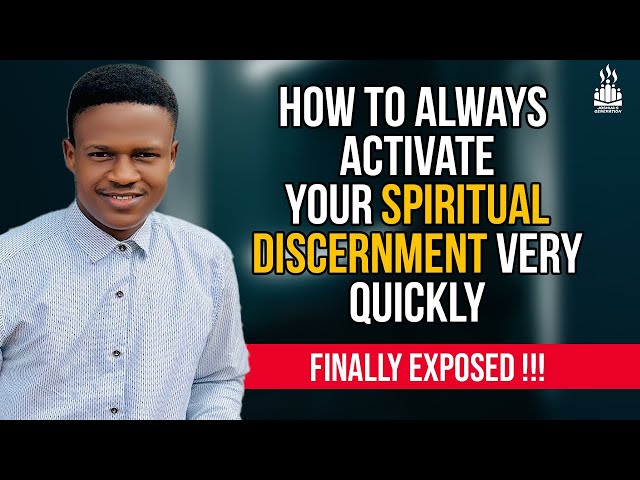 How to always activate your Spiritual DISCERNMENT very quickly | Joshua Generation