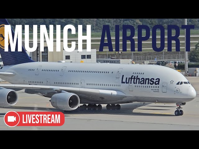 24/7 Live Stream (Pre-Recorded) | Continuous Plane Spotting from Munich Airport in Germany