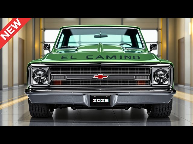 2026 Chevrolet El Camino Pickup Unveiled  - BREAKS the Mold of Traditional Trucks!