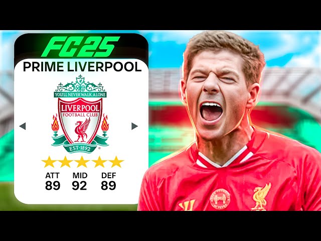 I Takeover Prime Liverpool (Retro FC25 Mod)