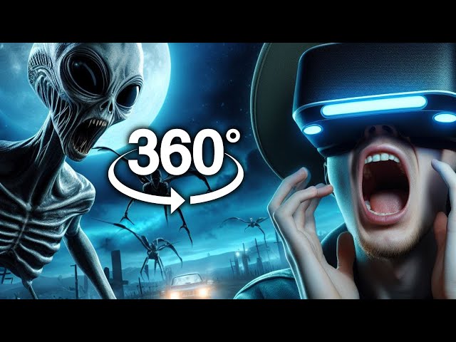 Alien Spaceship arrival - 2 - VR 360°