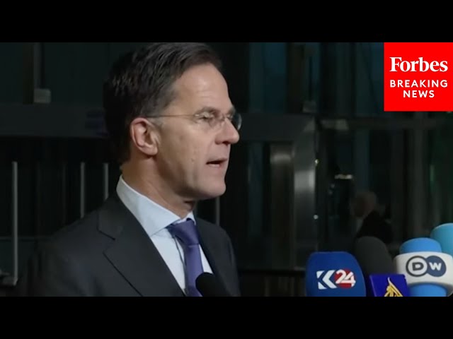 NATO Secretary-General Mark Rutte Says 'We Have To Spend More' Before Meeting With Hegseth