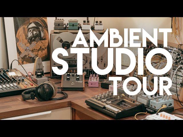 Welcome to my AMBIENT music STUDIO TOUR - Gear - Instruments & production workflow