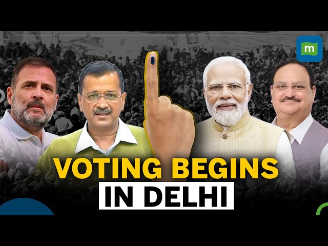 Live: Delhi Assembly Elections 2025 | Voting begins in Delhi |PM Modi |Arvind Kejriwal|Rahul Gandhi