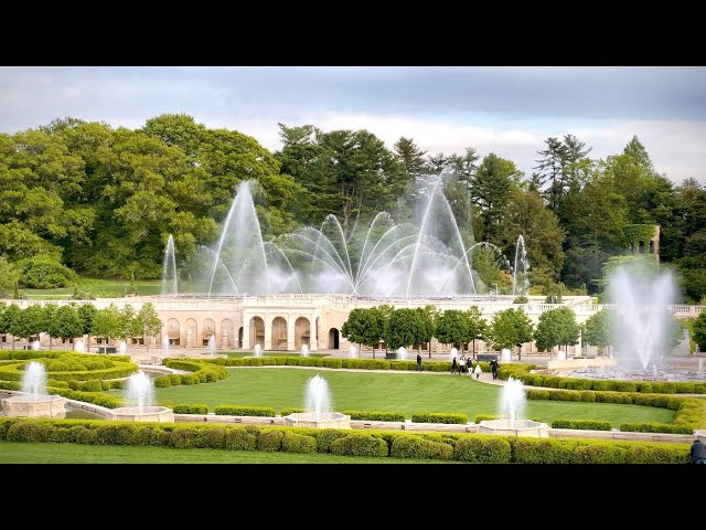 4K Longwood Gardens Fountain Ambiance