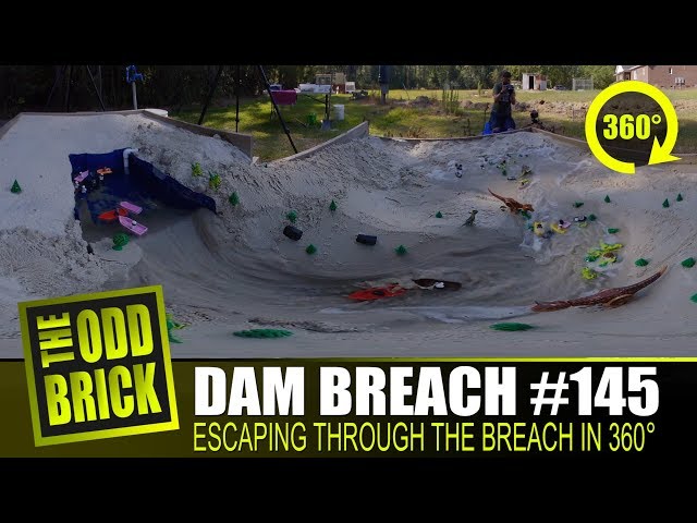 LEGO Dam Breach #145 - Through the Breach in 360