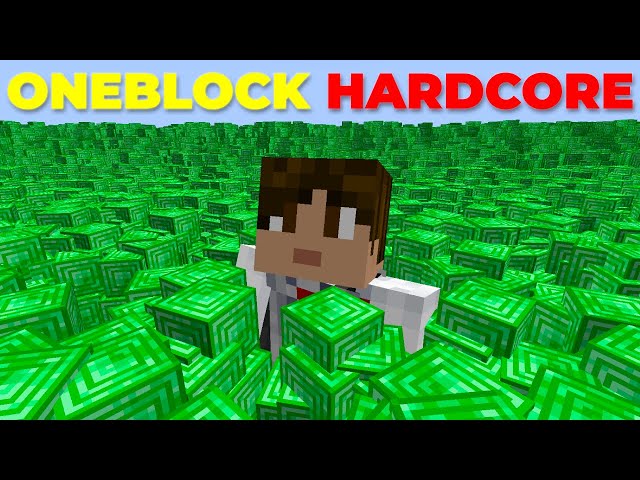 I Got UNLIMITED Emeralds in Minecraft One Block Hardcore (#4)