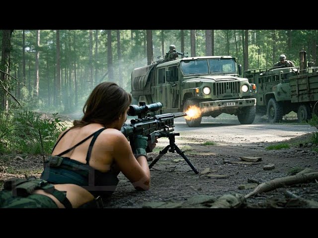 【Anti-Japanese Film】Female Spy Ambushes Japanese Troops, Turns Sharpshooter, Every Shot Deadly.