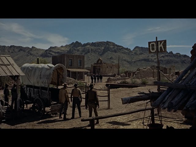 Gunfight at the O.K. Corral 1957 Ending shootout scene 4K