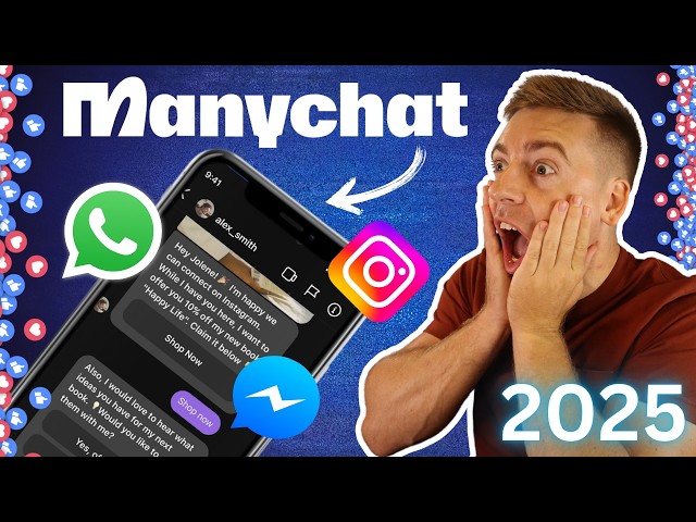 Manychat Tutorial 2025 | Automate Social Media Marketing (Instagram DM on Autopilot)