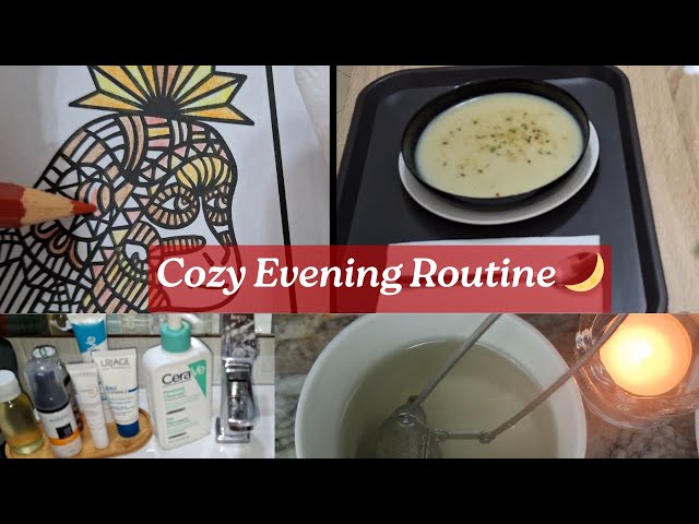 Cozy Evening Routine 🌙 | Silent Vlog for Relaxation & Mindfulness | Aesthetic Night Routine