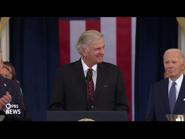 WATCH: The Rev. Franklin Graham leads prayer at Trump inauguration