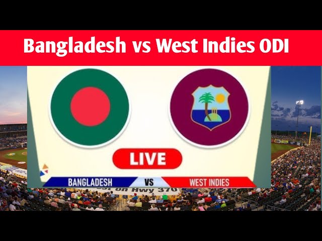 Live : Bangladesh vs West Indies | 1ST ODI | Bangladesh Tour of west Indies 2024 | Ban vs wi Live