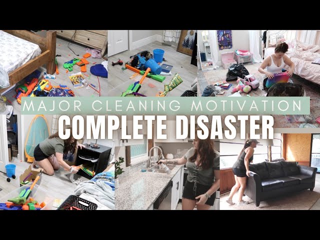 Complete disaster cleaning | TWO HOUSES & LOTS OF CLEANING MOTIVATION ! Speed cleaning 2022