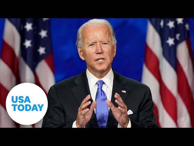 Joe Biden accepts the nomination at DNC, delivers speech on four crises (FULL) | USA TODAY